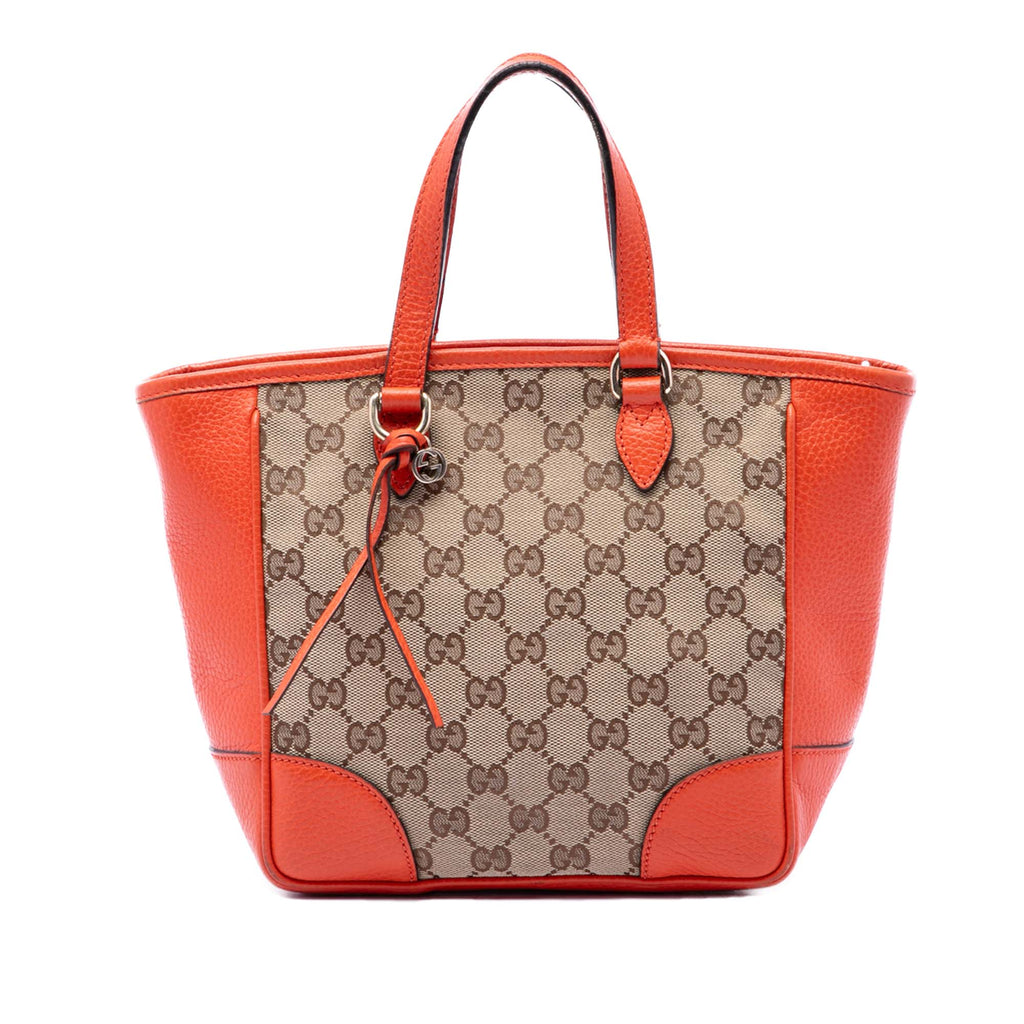 Bree Convertible Tote GG Canvas with Leather Small