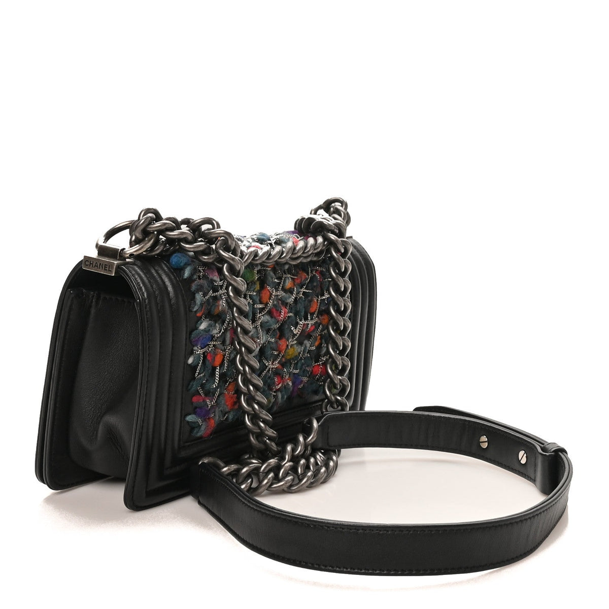 Small Calfskin Flap Shoulder Bag