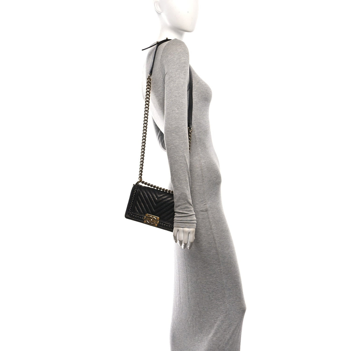 Small Calfskin Flap Shoulder Bag