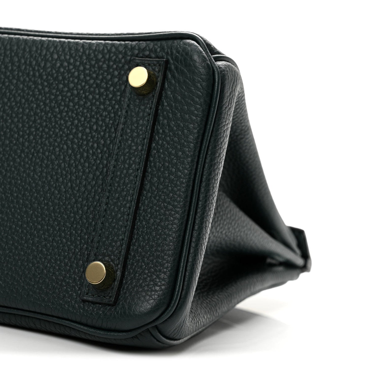Hermes Togo Matte Alligator Birkin Touch 25 Vert Cypress