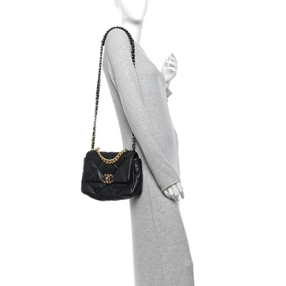 Medium Quilted Lambskin Flap Shoulder Bag