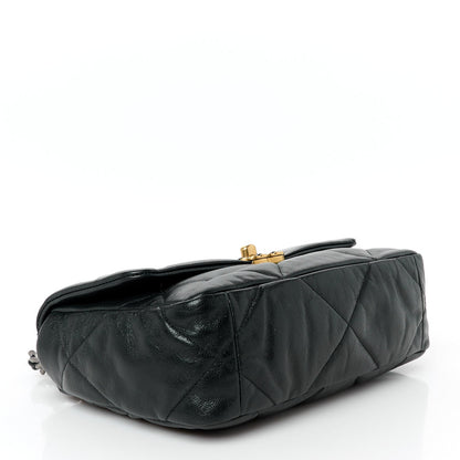 Medium Quilted Goatskin Flap Shoulder Bag