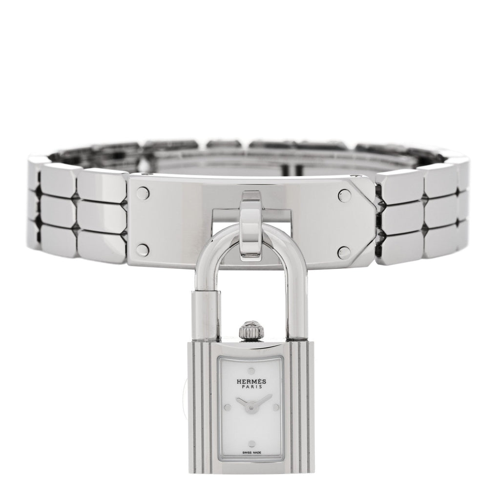 Hermes Stainless Steel 16mm Kelly Quartz Watch
