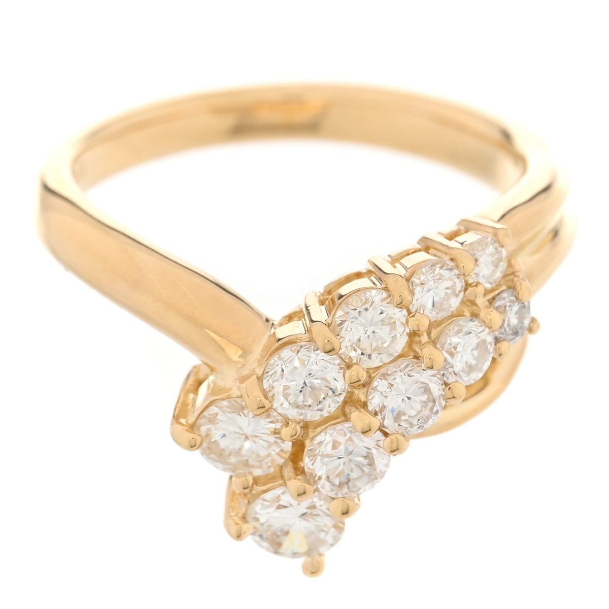 Parker & West by FASHIONPHILE18K Yellow Gold Diamond 1.00ctw Band Ring 52 6