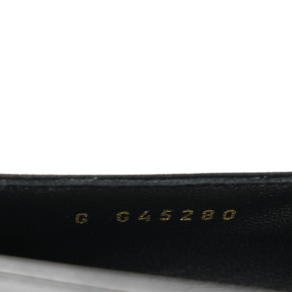Chanel Calfskin Patent Women's Mary Janes Flats Black