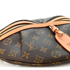 Louis Vuitton Monogram High Rise Bumbag Brown