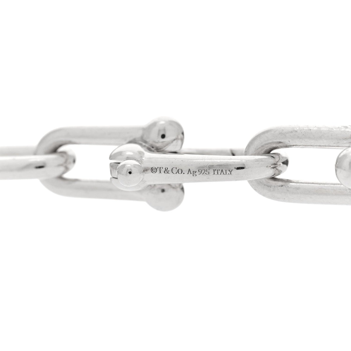 Sterling Silver HardWear Graduated Link Necklace