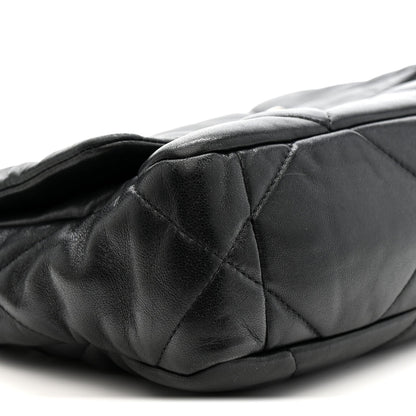 Medium Quilted Lambskin Flap Shoulder Bag