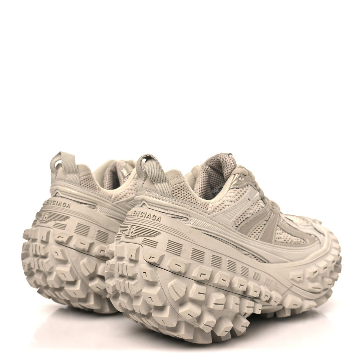 Balenciaga Rubber Mesh Men's Defender Sneakers 36 Beige