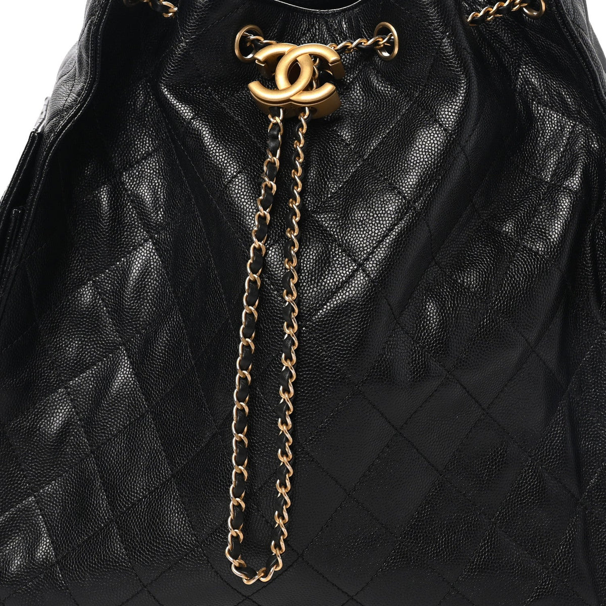 Medium Quilted Caviar Handbag