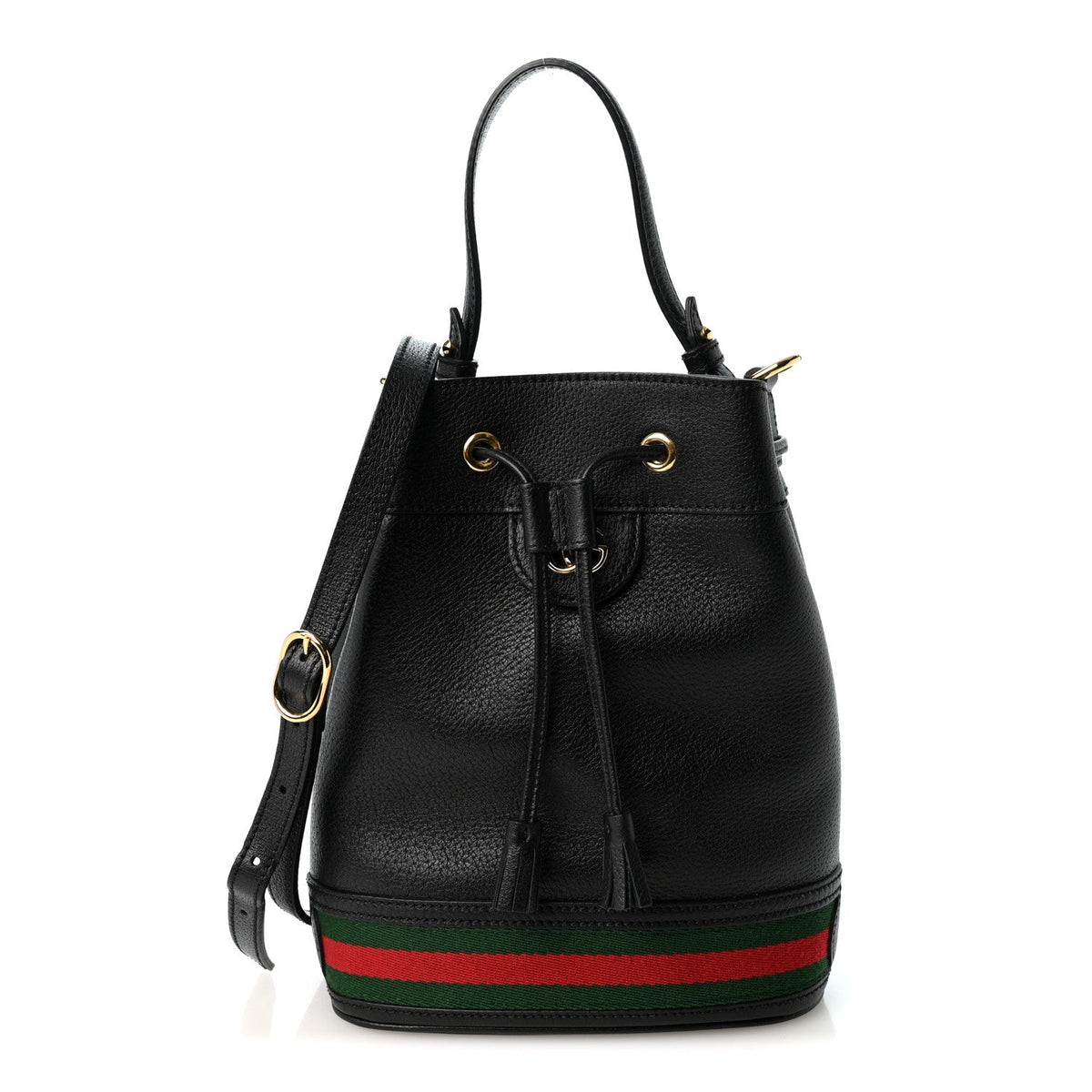 Small Calfskin Bucket Bag - Red