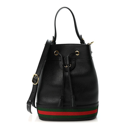 Small Calfskin Bucket Bag - Red