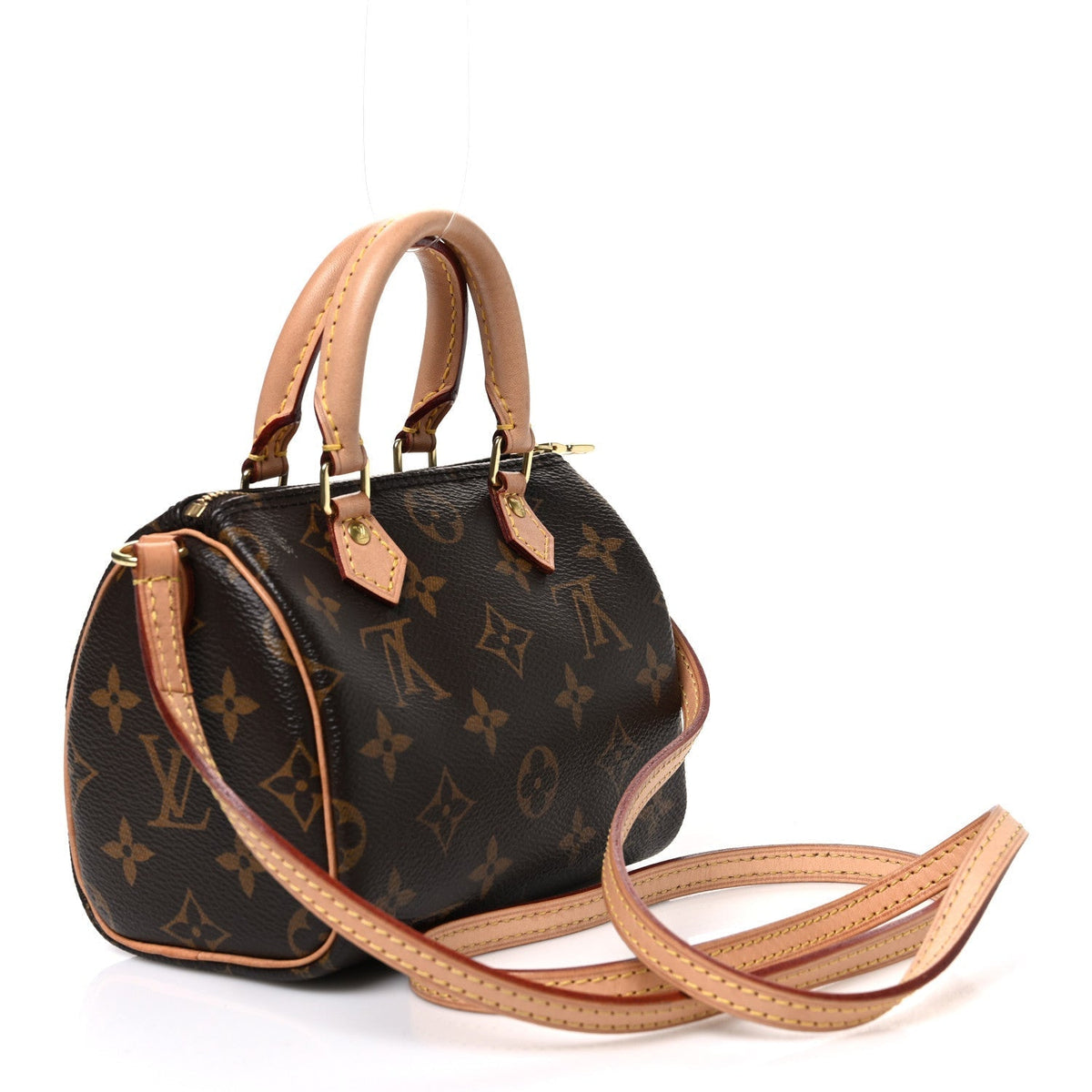Louis Vuitton Monogram Canvas Nano Speedy Brown M61252