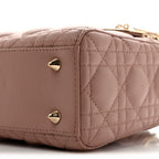 Christian Dior Lambskin Cannage Small My ABCDior Lady Dior Fard