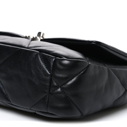 Medium Quilted Lambskin Flap Shoulder Bag