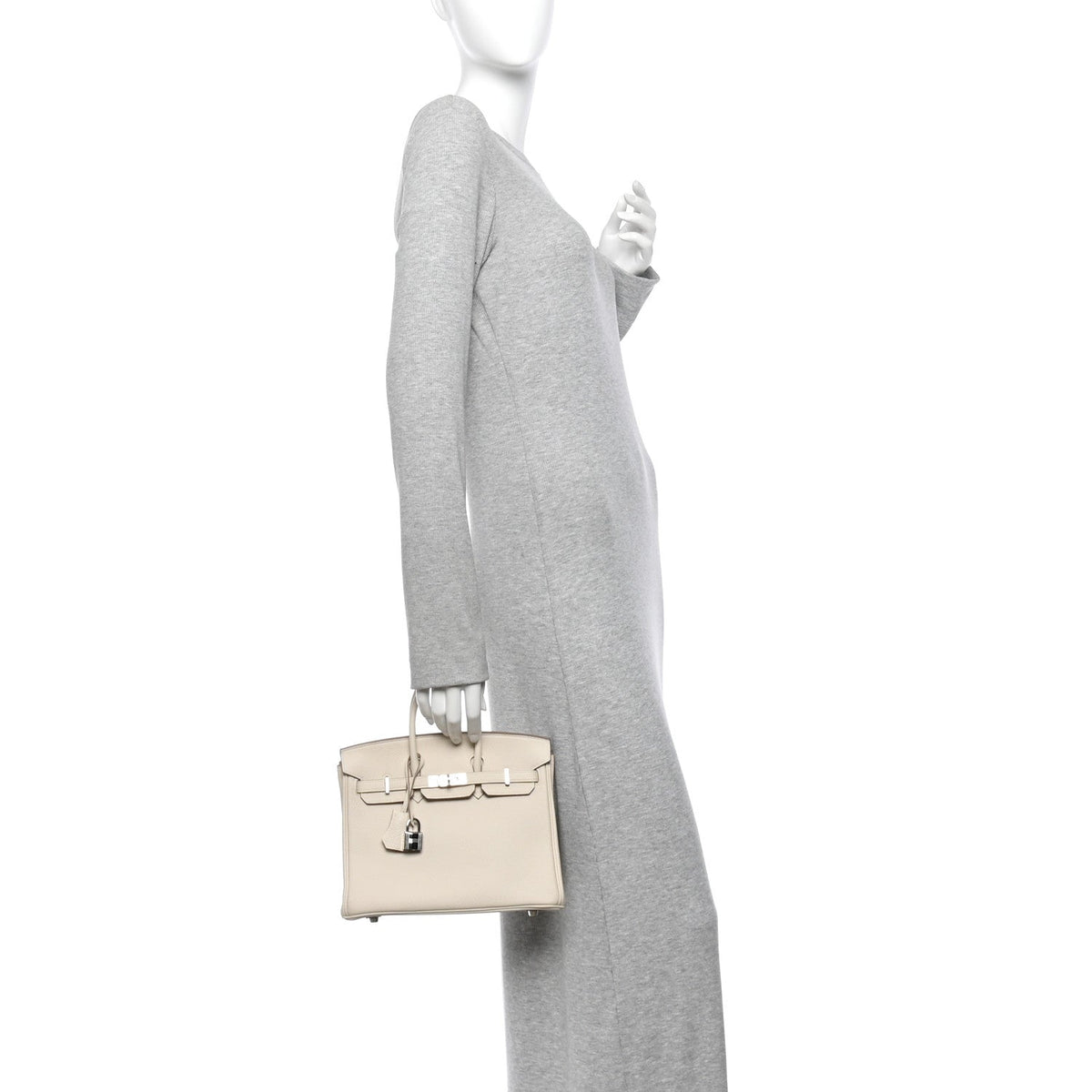 Togo Birkin 25 Craie Handbag