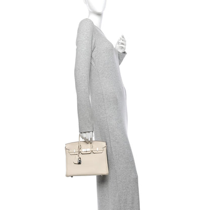 Togo Birkin 25 Craie Handbag