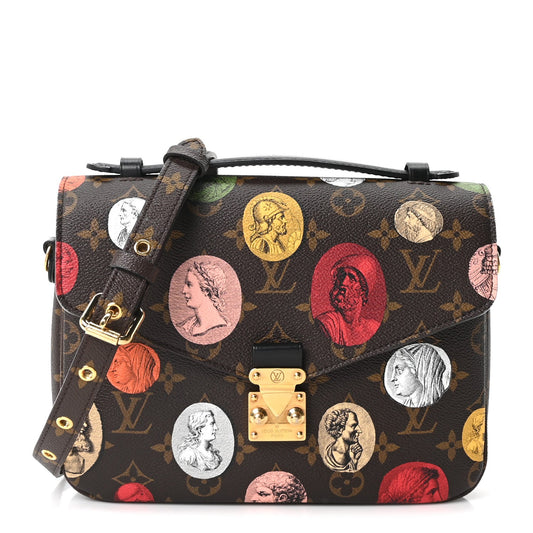 X Fornasetti Monogram Cameo Pochette Met Handbag