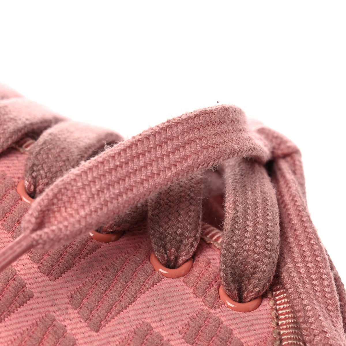 Fendi Corda FF Canvas Women's Promenade Low Top Sneakers 36.5 Pink