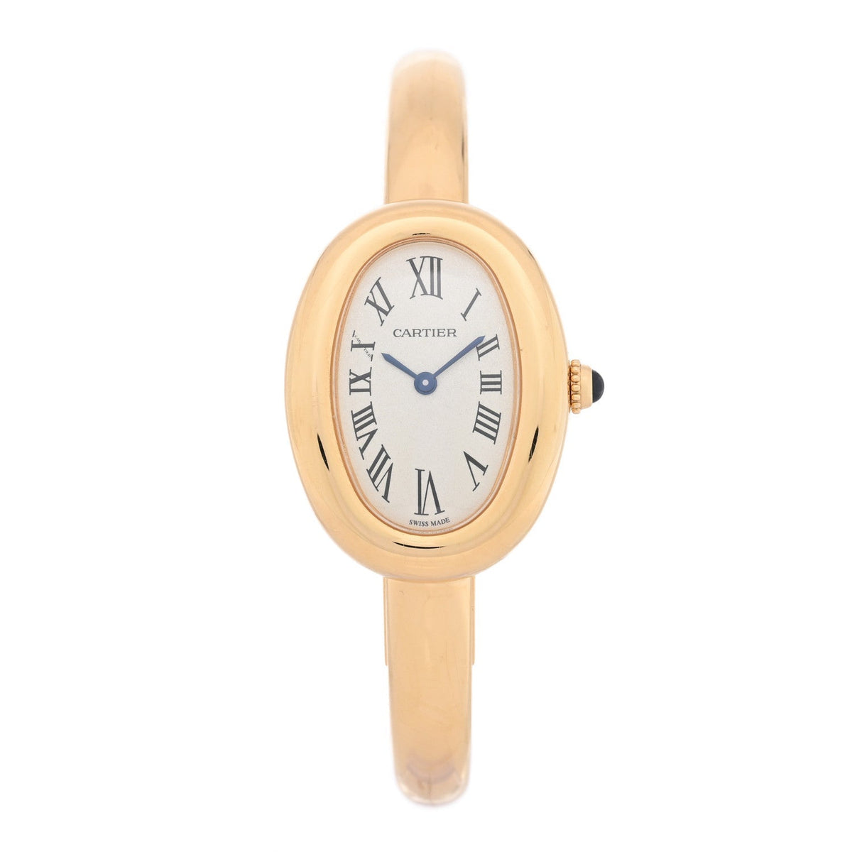 Cartier 18K Yellow Gold 23mm Baignoire Quartz Watch