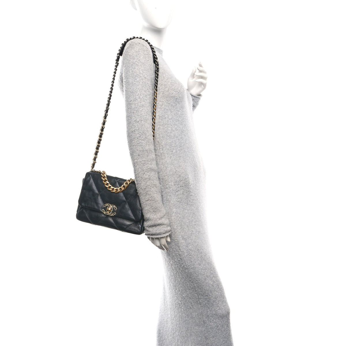 Medium Quilted Lambskin Flap Shoulder Bag