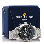 Breitling Stainless Steel 44mm Superocean Heritage Watch Black A13313