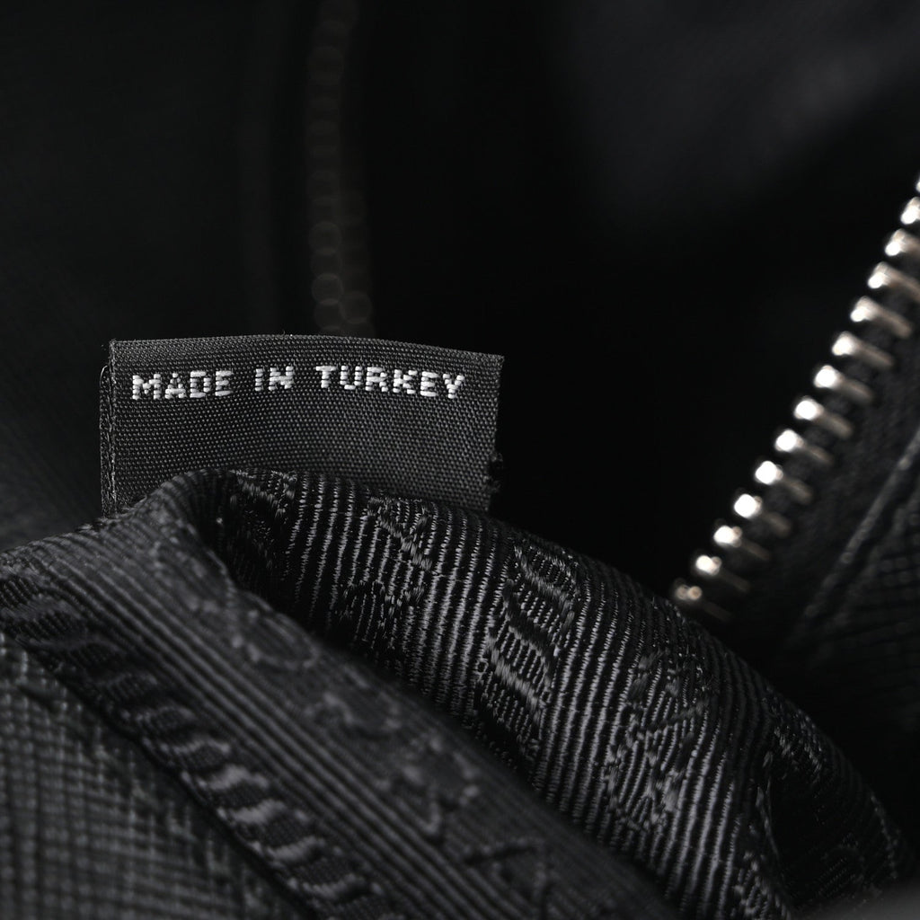Prada Nylon Tessuto Impuntu Quilted Tote Black