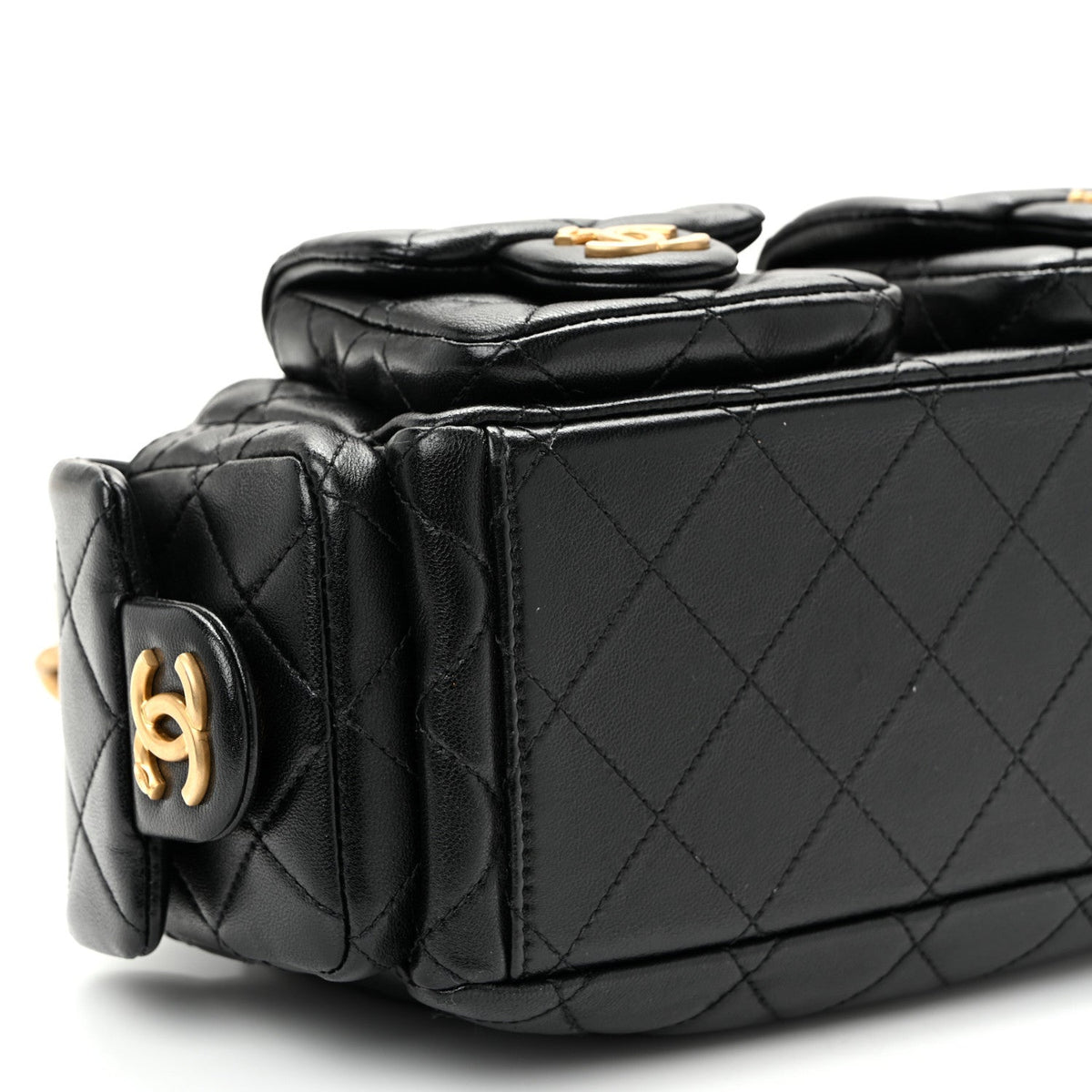 Quilted Lambskin Hobo Bag