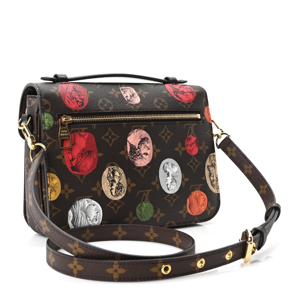 X Fornasetti Monogram Cameo Pochette Met Handbag