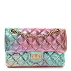Chanel Metallic Goatskin Quilted Mini 2.55 Reissue Flap Multicolor