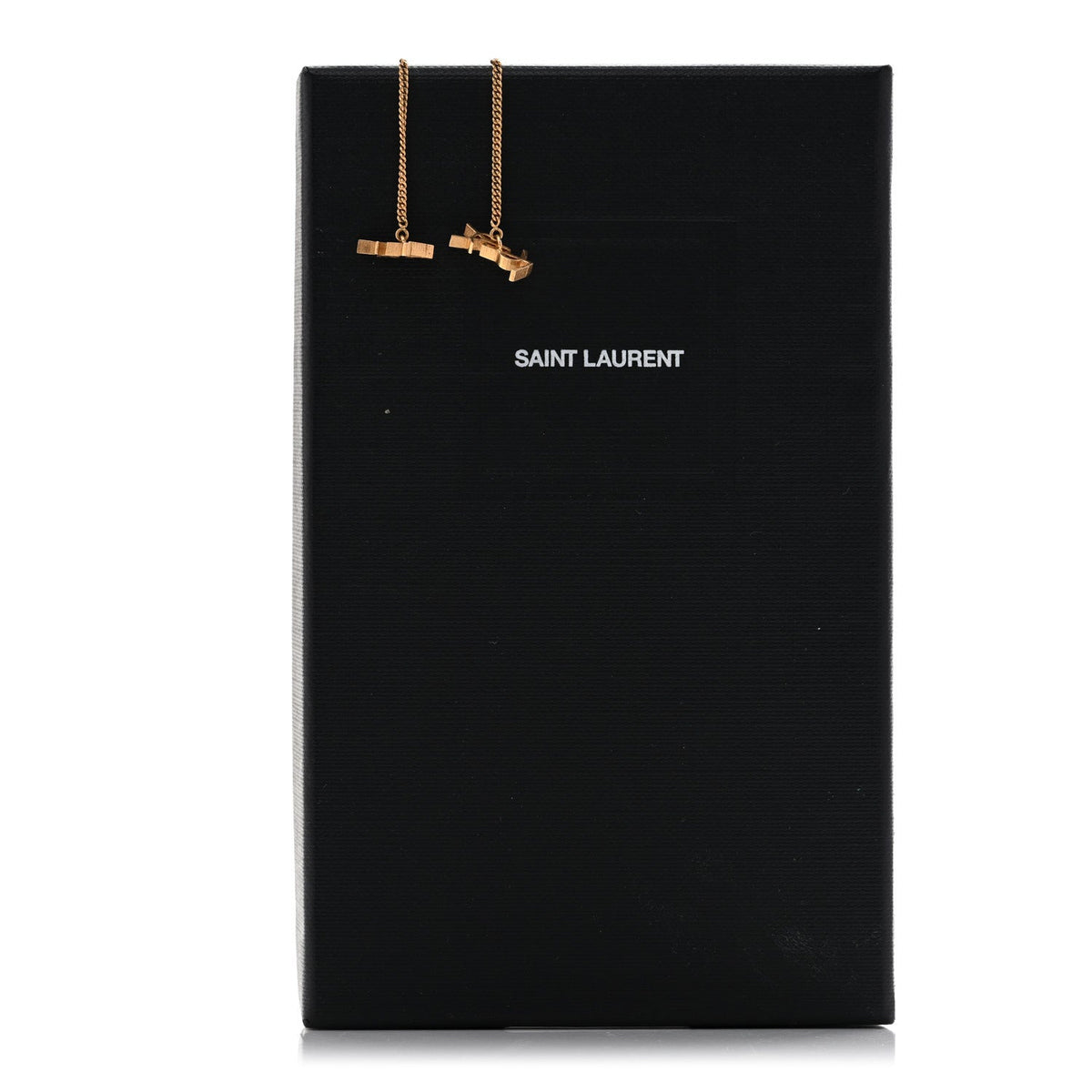 Saint LaurentMetal Opyum Threader Earrings Gold