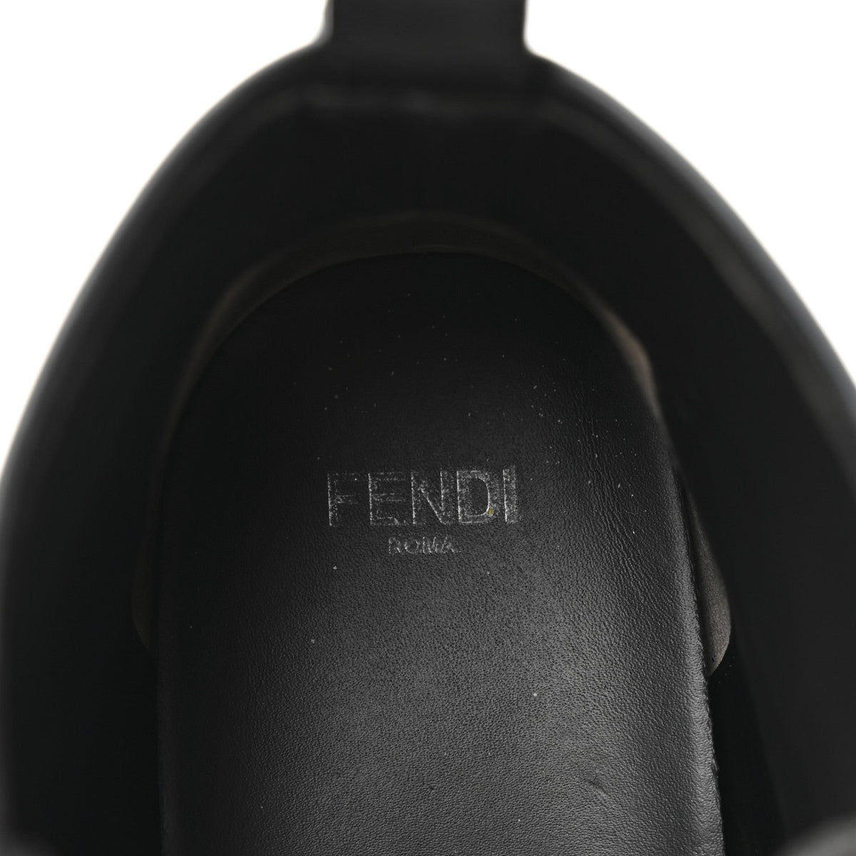 Fendi Coated Canvas FF 1974 Women's High Top Sneakers 37.5 Mogano Panna Black