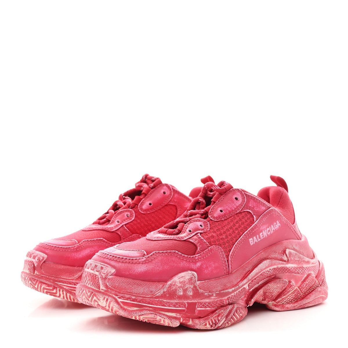 Balenciaga Triple S Fabric and Mesh Women's Shoes