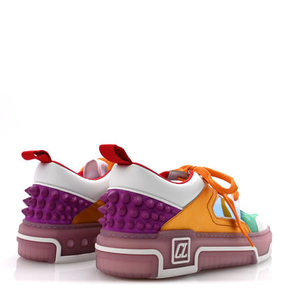 Christian Louboutin Calfskin Suede Men's Astroloubi Donna Sneakers 42.5 Kismet Supernova