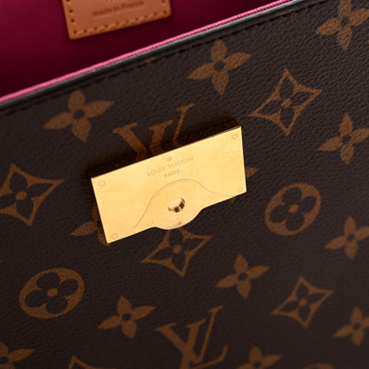 Monogram Cluny Bb Bordeaux Fuchsia Handbag