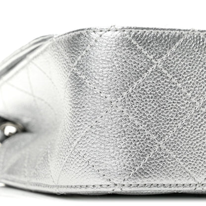 Medium Quilted Caviar Flap Shoulder Bag