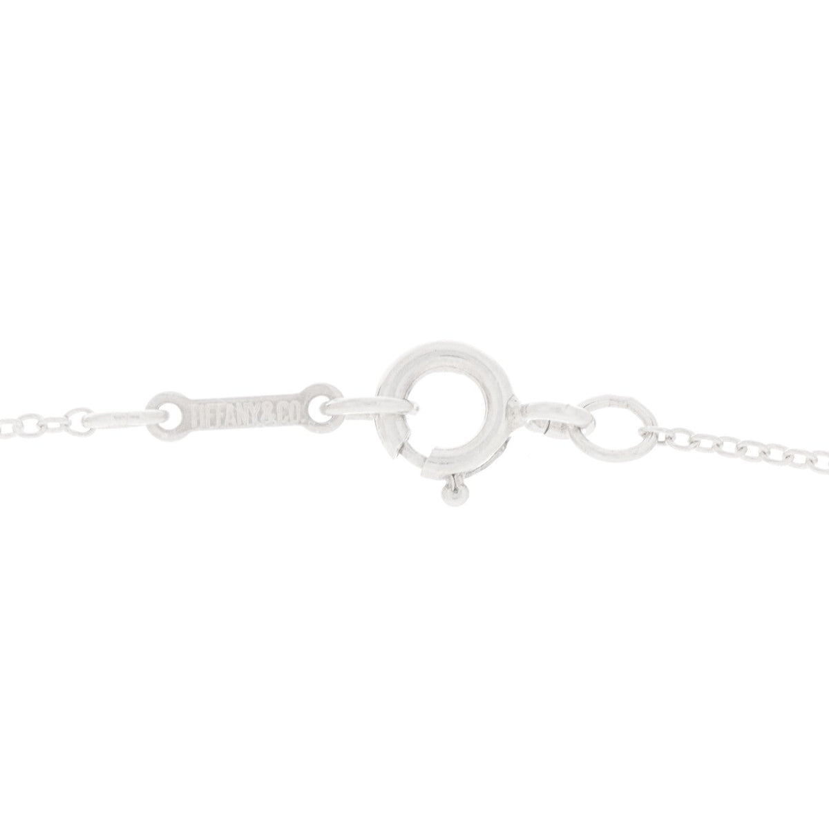 Sterling Silver 12mm Elsa Peretti Teardrop Pendant Necklace