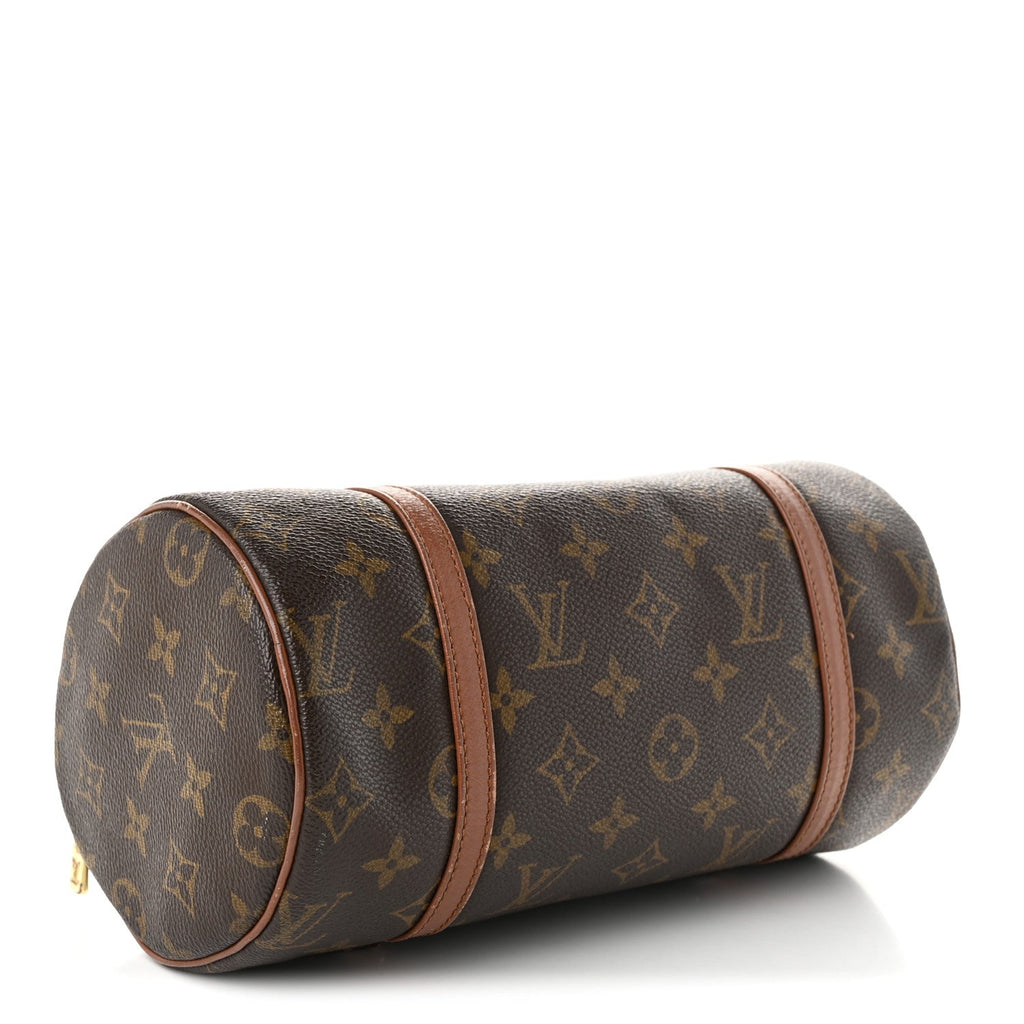 Louis Vuitton Monogram Canvas Papillon 26 Shoulder Bag Brown