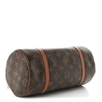 Louis Vuitton Monogram Canvas Papillon 26 Shoulder Bag Brown