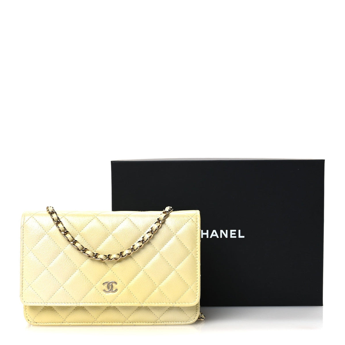 Quilted Goatskin Wallet Bag