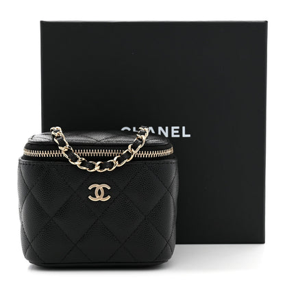 Mini Quilted Caviar Handbag