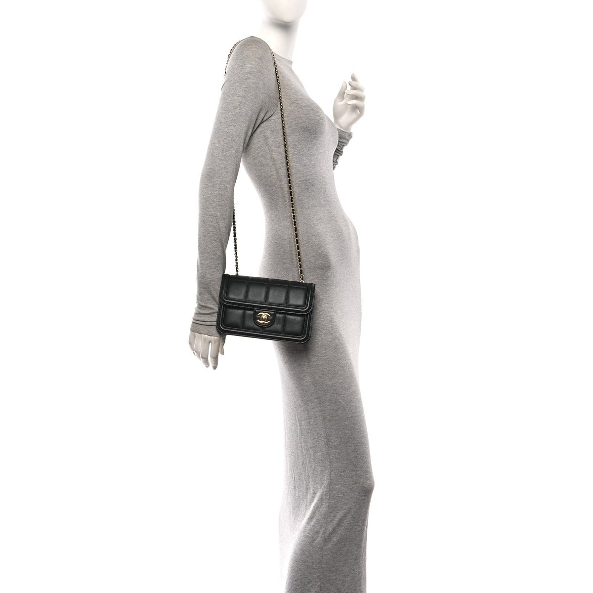 Mini Lambskin Calfskin Flap Shoulder Bag