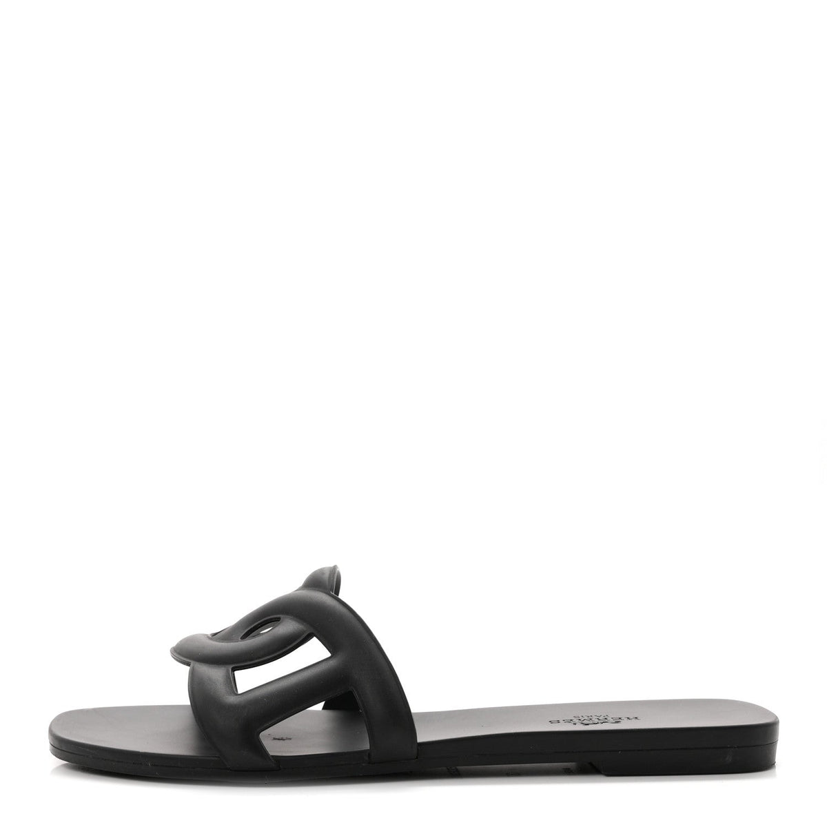 Hermes Rubber Aloha Women's Sandals Black