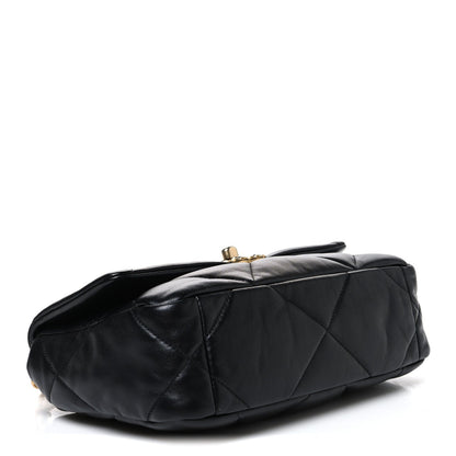 Medium Quilted Lambskin Flap Shoulder Bag
