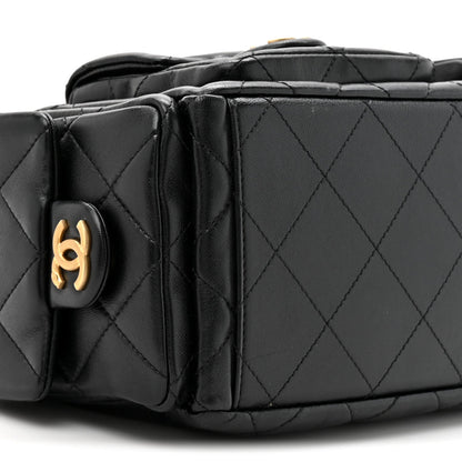 Quilted Lambskin Hobo Bag