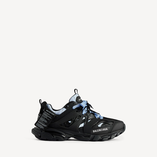 Balenciaga Track Shirt Black/Blue Men's Shoes