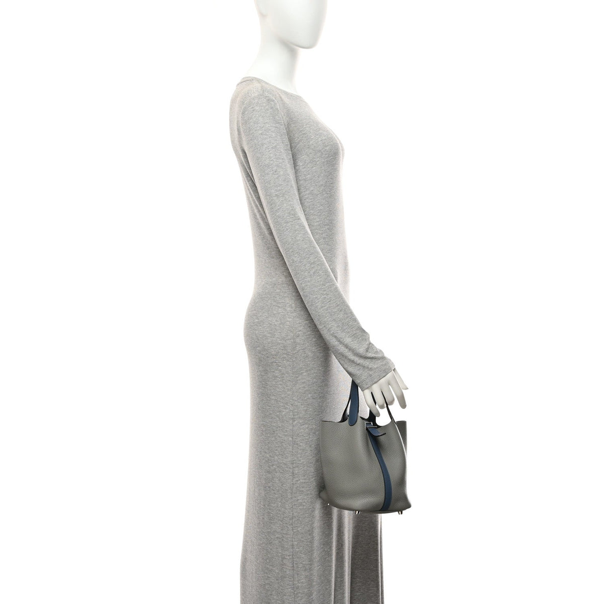 Taurillon Clemence Picotin Lock 18 Pm Gr Handbag