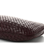 Bottega Veneta Lambskin Intrecciato Medium Padded Veneta Deep Mahogany