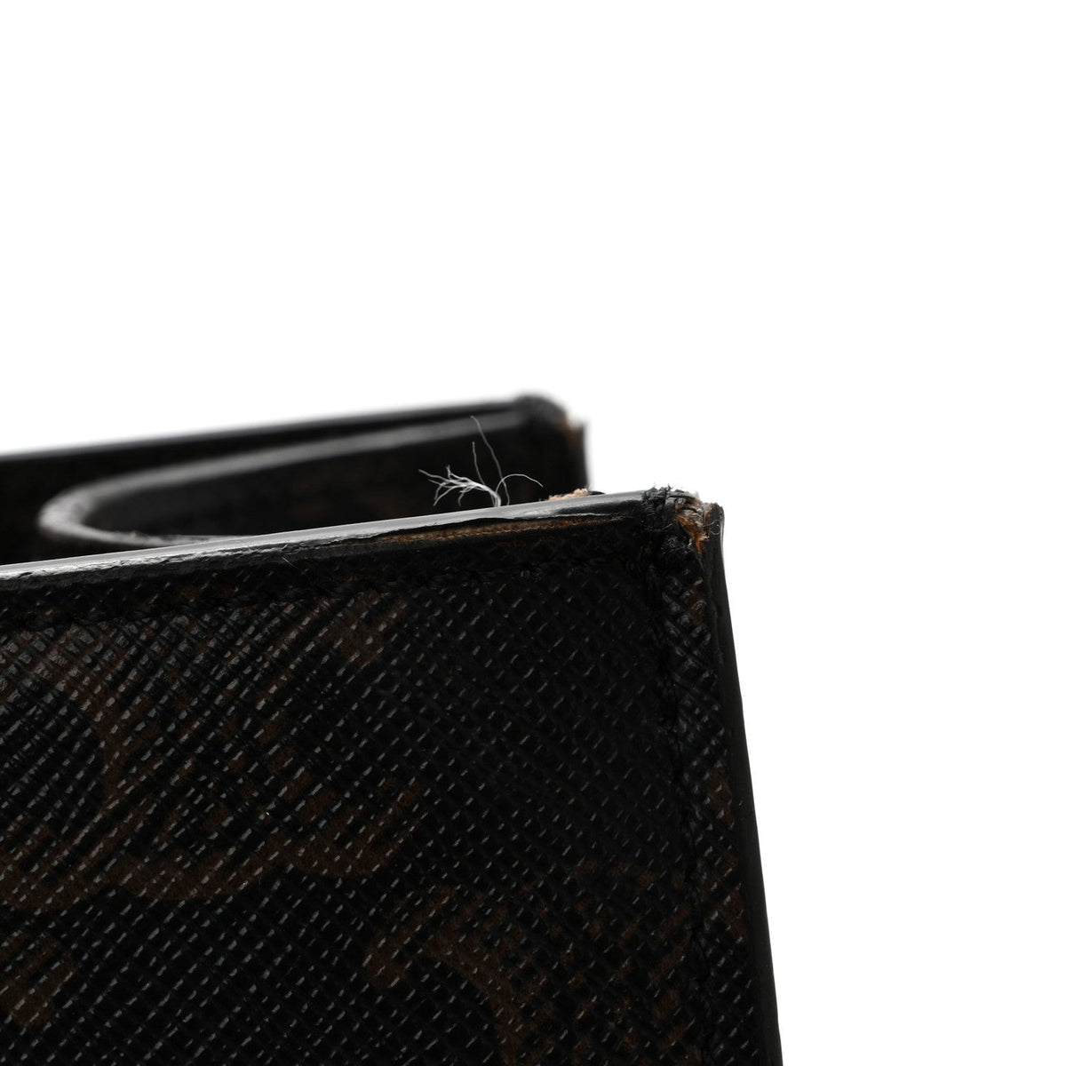 Small Calfskin Canvas Handbag