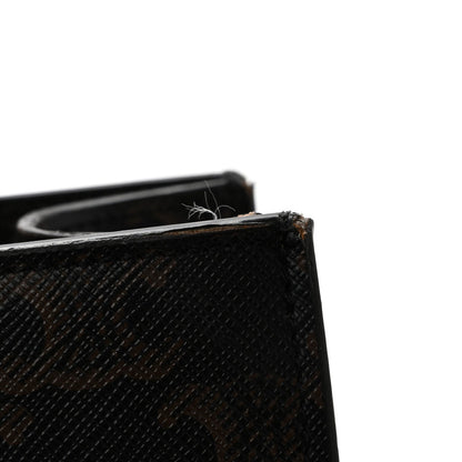 Small Calfskin Canvas Handbag